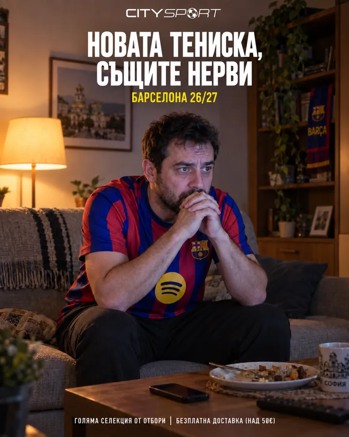CitySport-annonce: den nye Barcelona-trøje 26/27